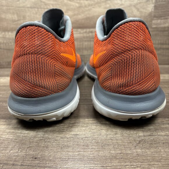 Nike FS Run Lite Run 2 Orange Gray Mens US Size 14 704914-014 Running Shoes - Picture 4 of 9